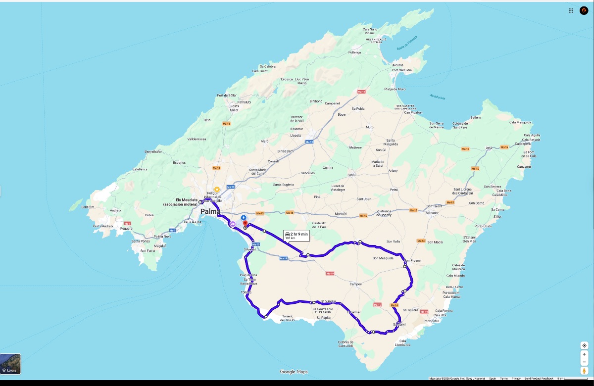 Mapa de XII Aniversario Els Mesclats
