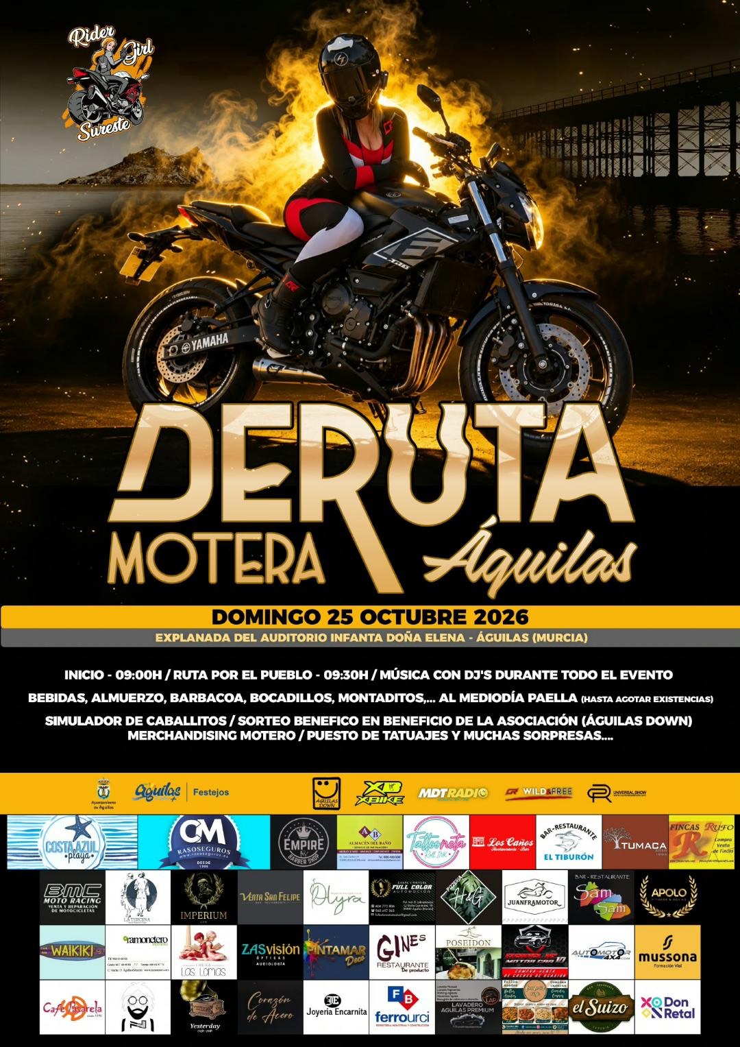 🔥🏍️ DERUTA MOTERA ÁGUILAS 🏍️🔥