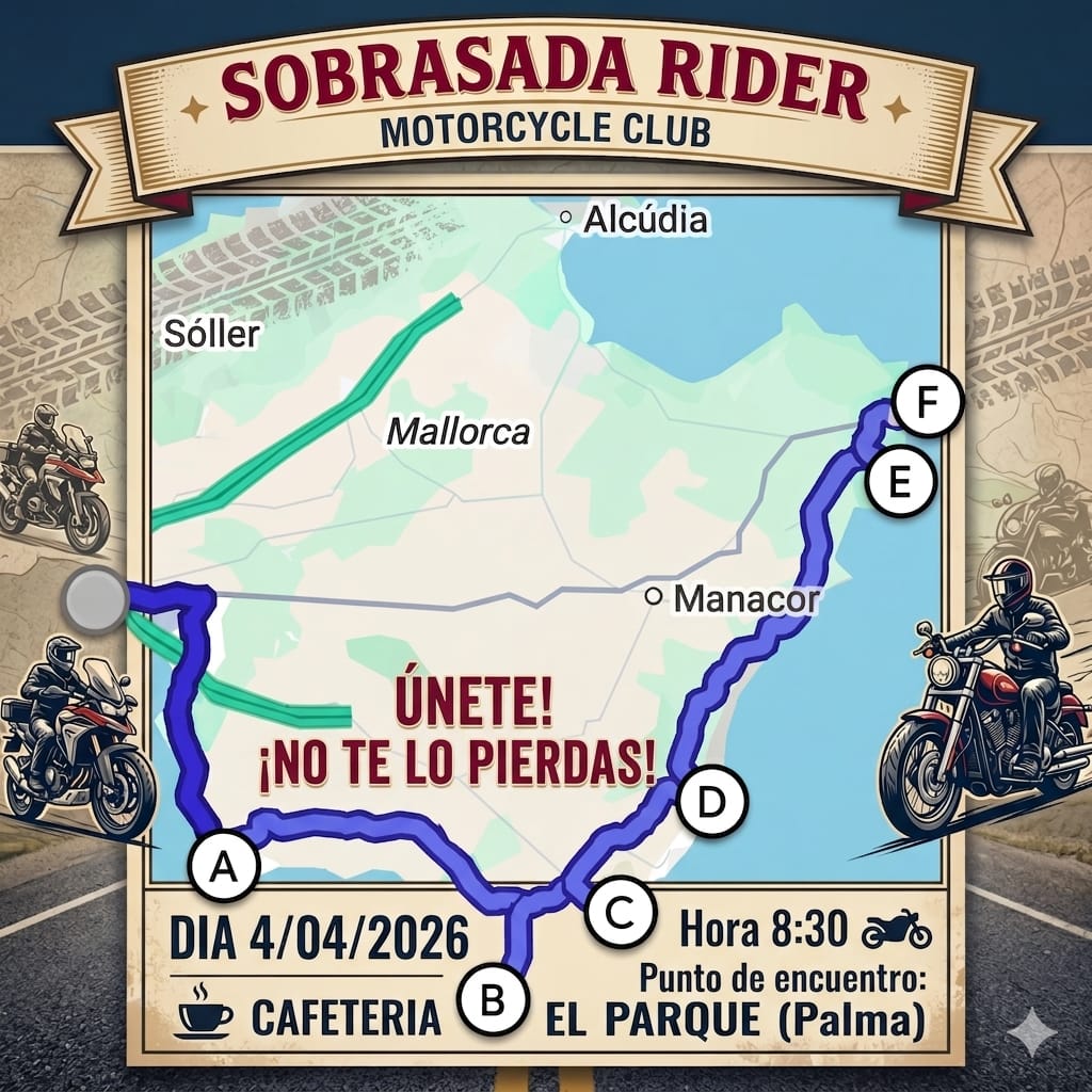 Ruta con los sobrasadas
